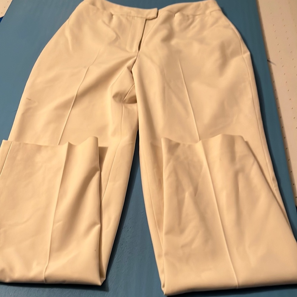 Talbots 2 cream petites pants